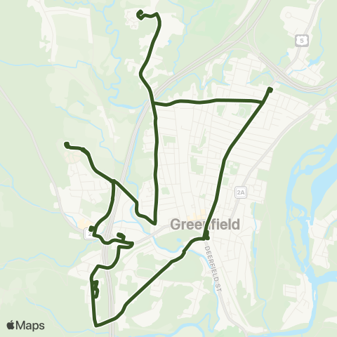 FRTA Greenfield map