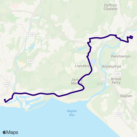 First South & West Wales  map