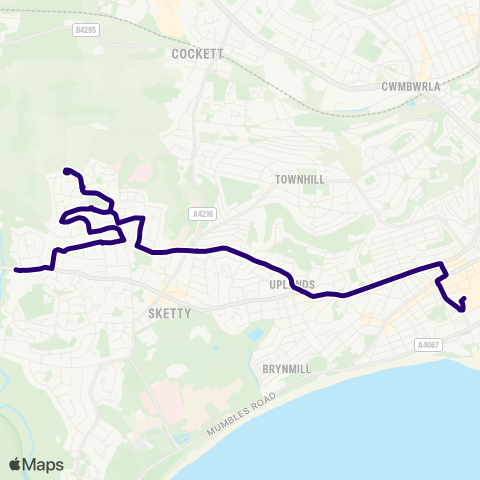 First South & West Wales  map