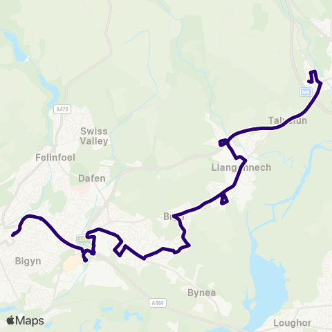 First South & West Wales  map