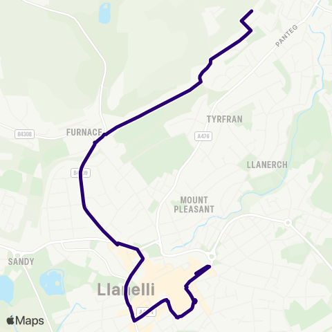 First South & West Wales  map