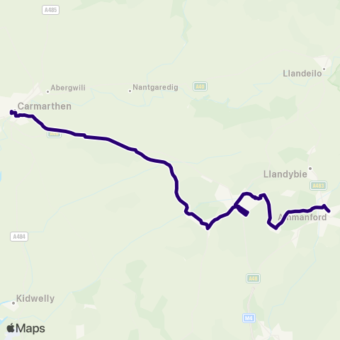 First South & West Wales  map