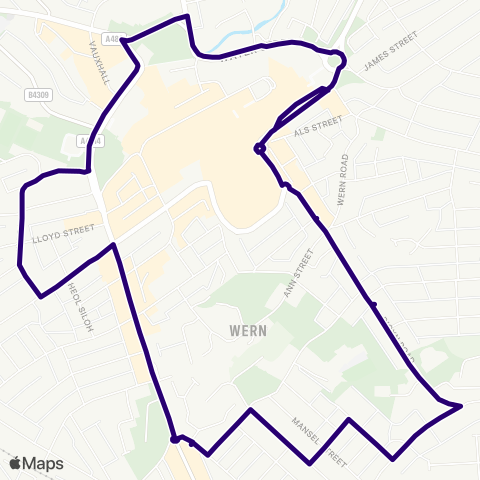 First South & West Wales  map