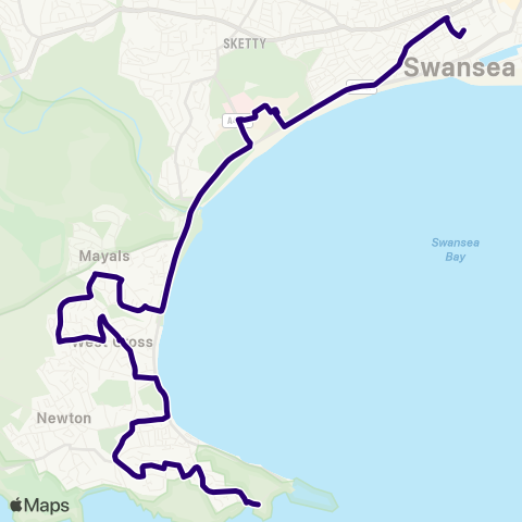 First South & West Wales  map