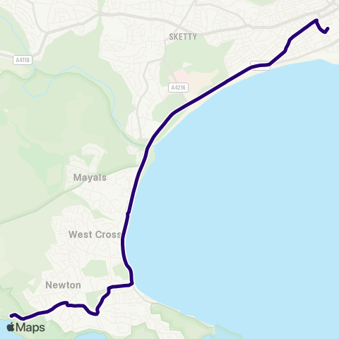First South & West Wales  map