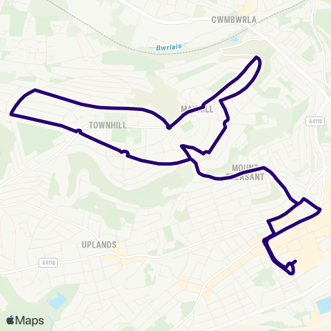 First South & West Wales  map