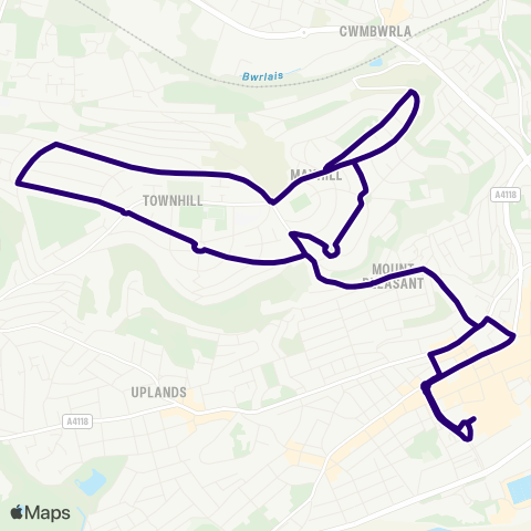 First South & West Wales  map