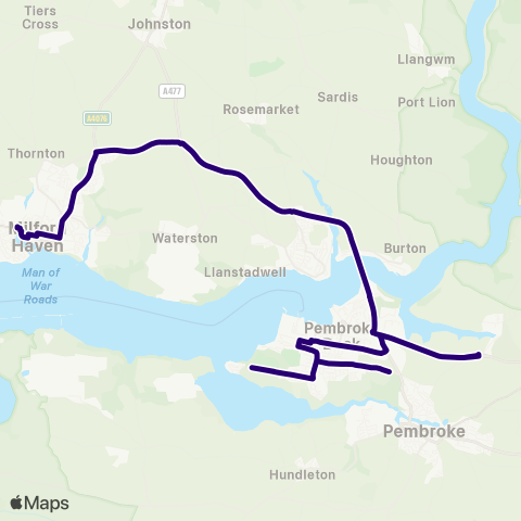 First South & West Wales  map