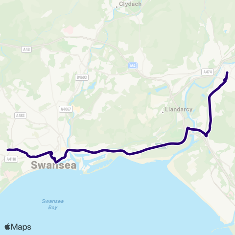 First South & West Wales  map