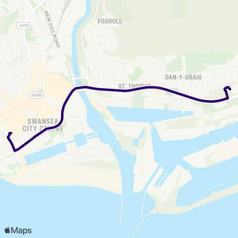 First South & West Wales  map