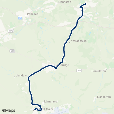 First South & West Wales  map