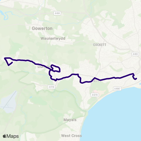 First South & West Wales  map