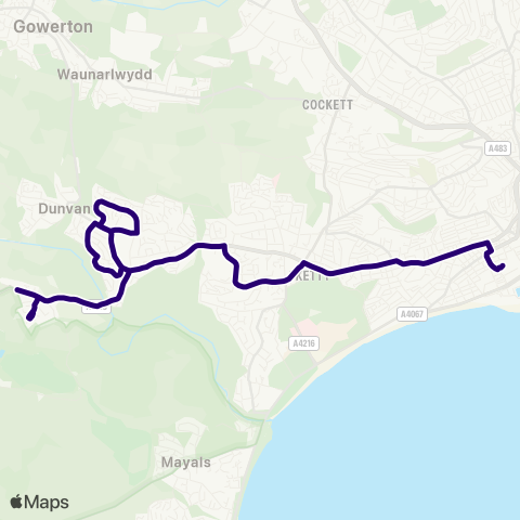 First South & West Wales  map