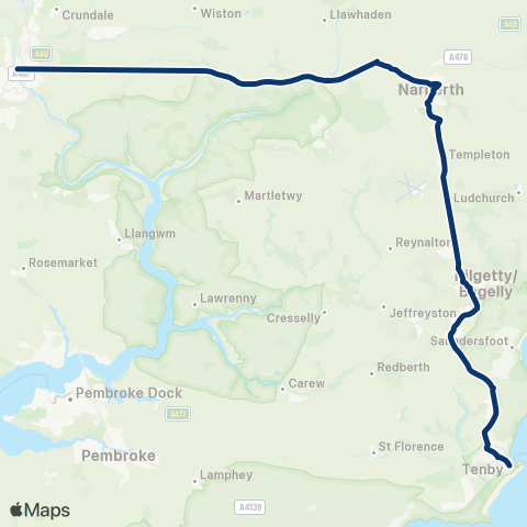 First South & West Wales  map
