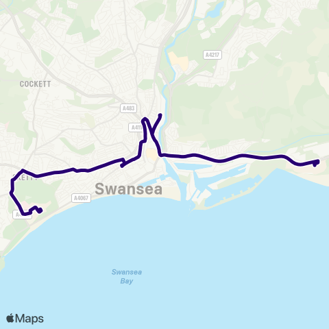 First South & West Wales  map