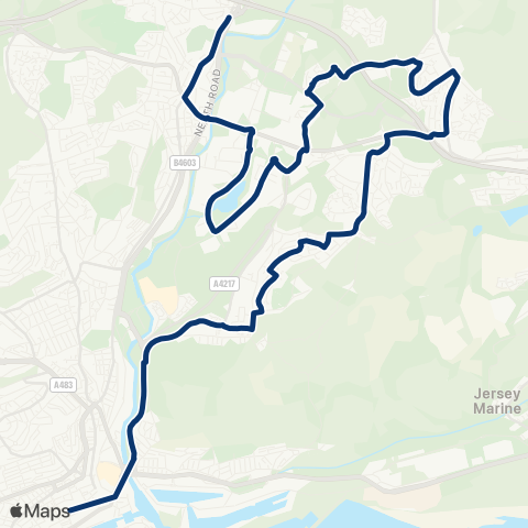 First South & West Wales  map