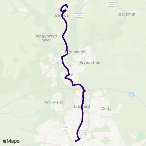 First South & West Wales  map