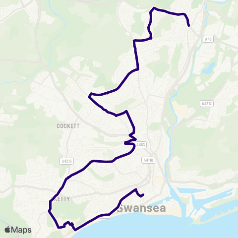 First South & West Wales Dvla - Swansea Univ Singleton Campus map