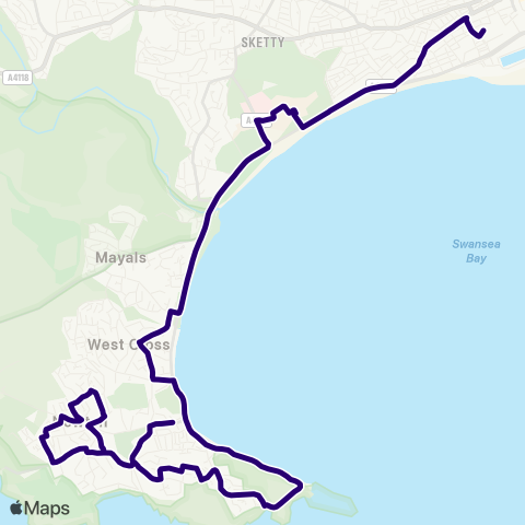 First South & West Wales  map