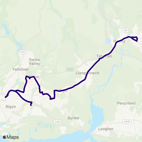 First South & West Wales  map