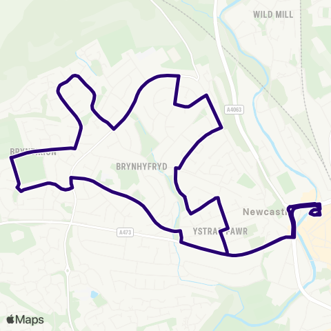 First South & West Wales  map