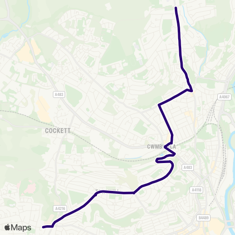 First South & West Wales  map
