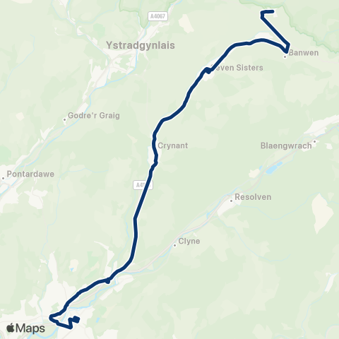 First South & West Wales  map