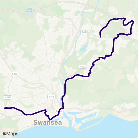 First South & West Wales  map
