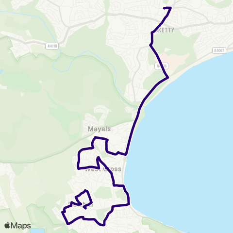 First South & West Wales  map