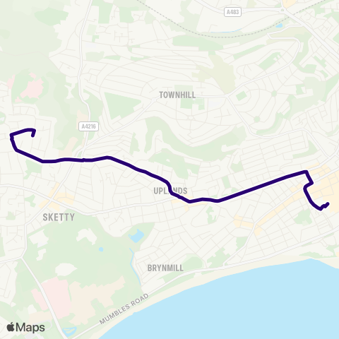 First South & West Wales  map