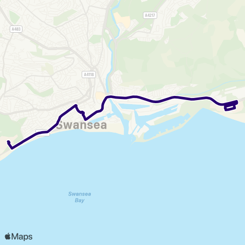 First South & West Wales  map