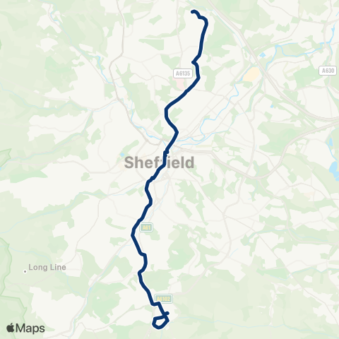 First South Yorkshire Hartley Brook Rd / Butterthwaite Rd - Dyche Rd / Ormond Rd map