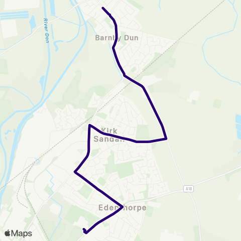 First South Yorkshire Church Rd / Marlowe Rd - Hungerhill Ln / Thorne Rd map
