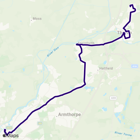 First South Yorkshire Doncaster Frenchgate Interchange / C3 - Marshland Rd / Grange Rd map