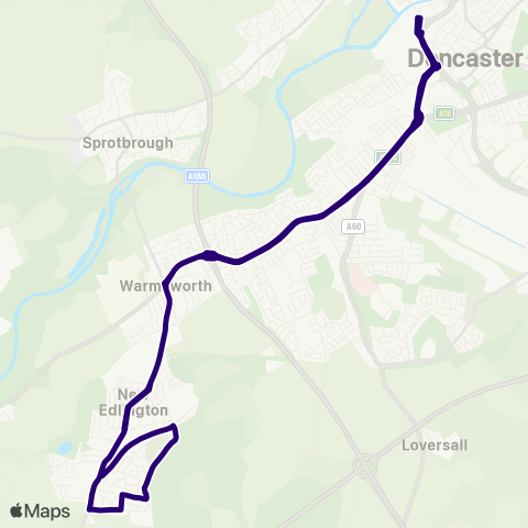 First South Yorkshire Doncaster Frenchgate Interchange / B5 - Doncaster Frenchgate Interchange / C1 map