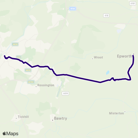 First South Yorkshire Leisure Ctr - Doncaster Frenchgate Interchange / C1 map