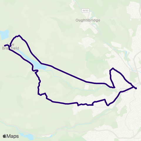 First South Yorkshire Hillsborough Interchange / H6 - Hillsborough Interchange / H6 map