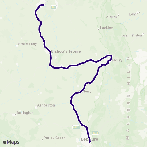 First Worcestershire Pump Street - John Masefield School map