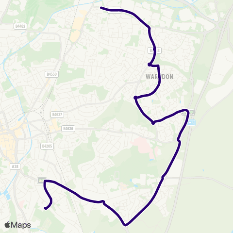 First Worcestershire Cranham Trading Estate - Blessed Edward Olcorne HS map