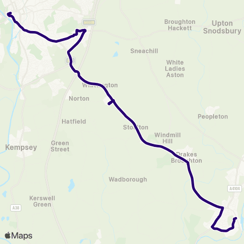 First Worcestershire Worcester Bus Station - Royal Arcade map