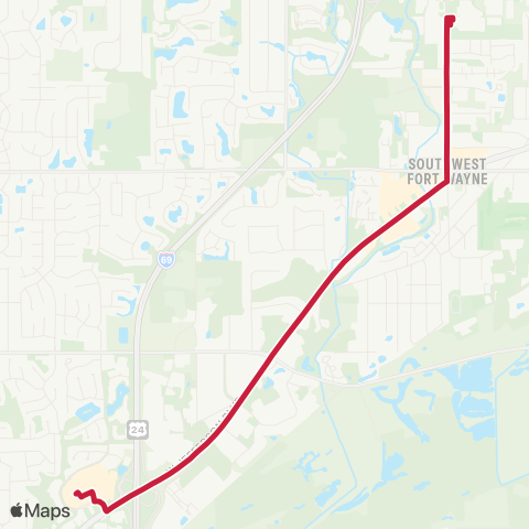 Citilink West Jefferson / Lutheran Hospital map