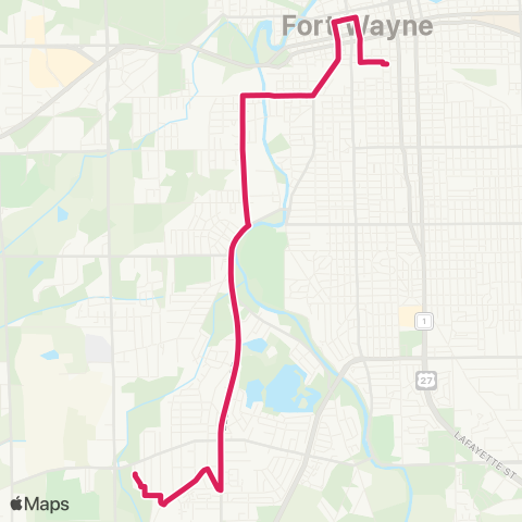 Citilink Northcrest map