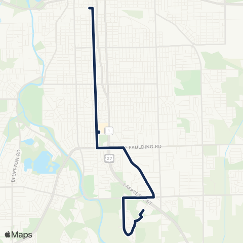 Citilink Glenbrook / Northrop (Hour) map