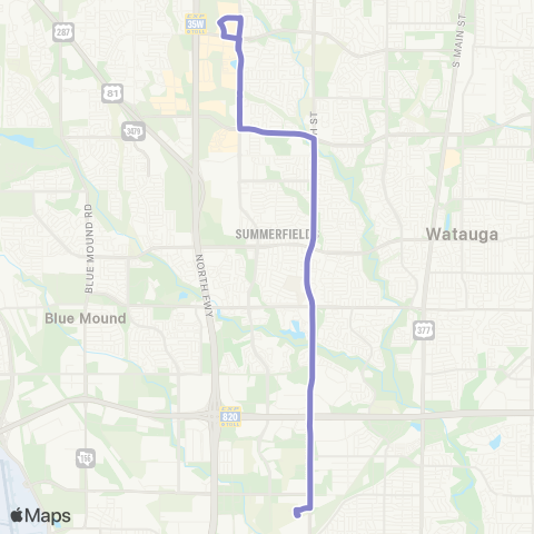 Trinity Metro Alliance Center / Merchantile Center map
