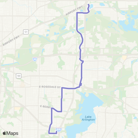 Trinity Metro Handley map