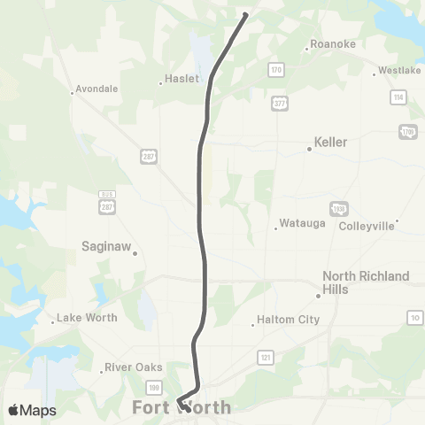 Trinity Metro Cowtown Visitor Shuttle: Ft Worth Shopping map