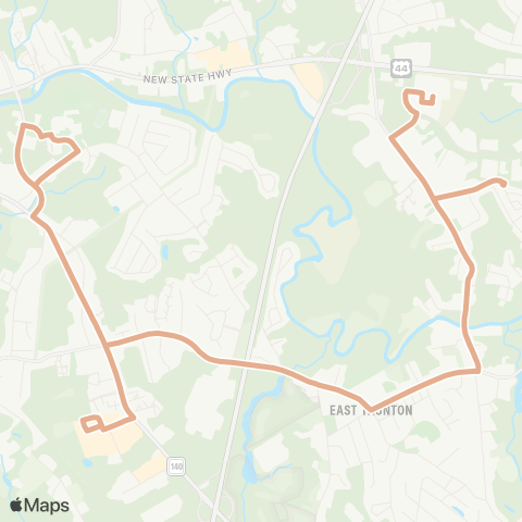 GATRA Walmart / E. Taunton / Target map