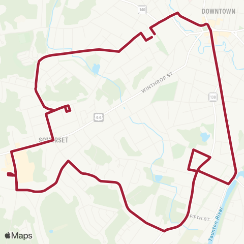 GATRA Weir / Westside map