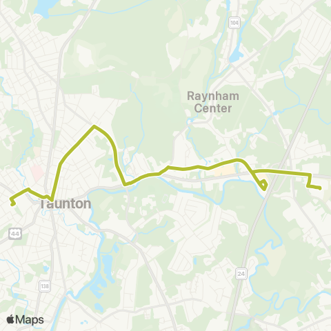 GATRA School St. / Route 44 map