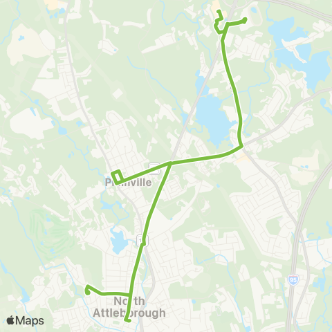 GATRA North Attleborough / Plainville map